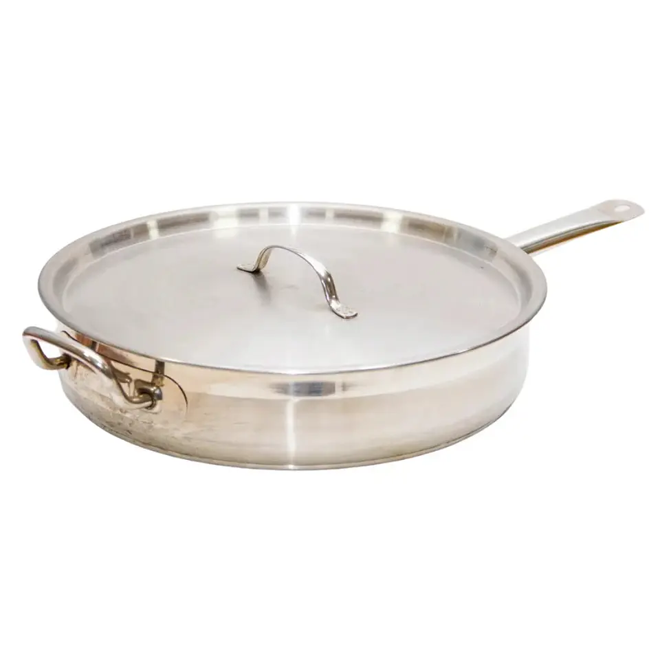 SARTEN ACERO INOX C/TAPA ELEGANT 28CM 1