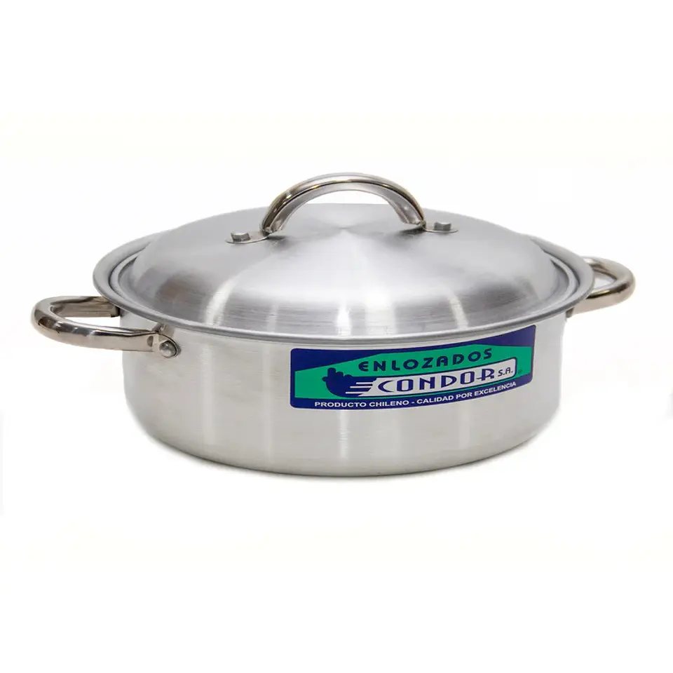 ARROCERA ALUMINIO 24CM C/ASA ACERO INOX CONDOR 1
