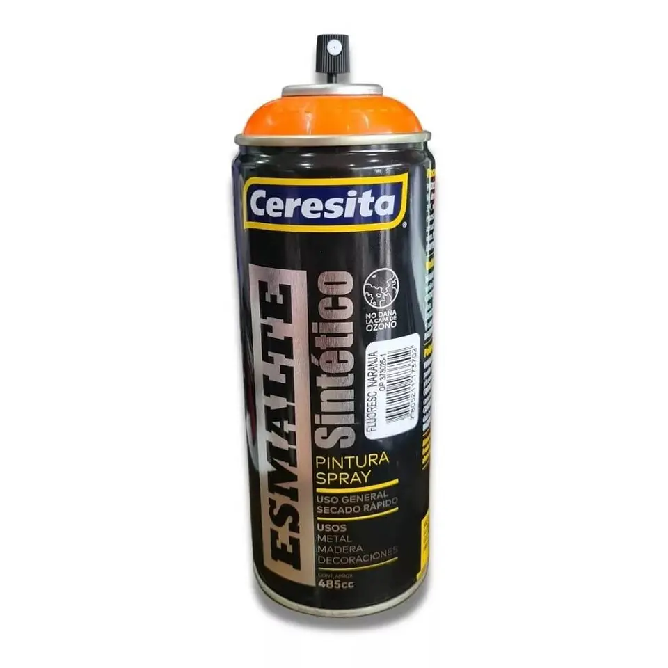 ESMALTE SPRAY CERESITA FLUORECENTE NARANJA 1