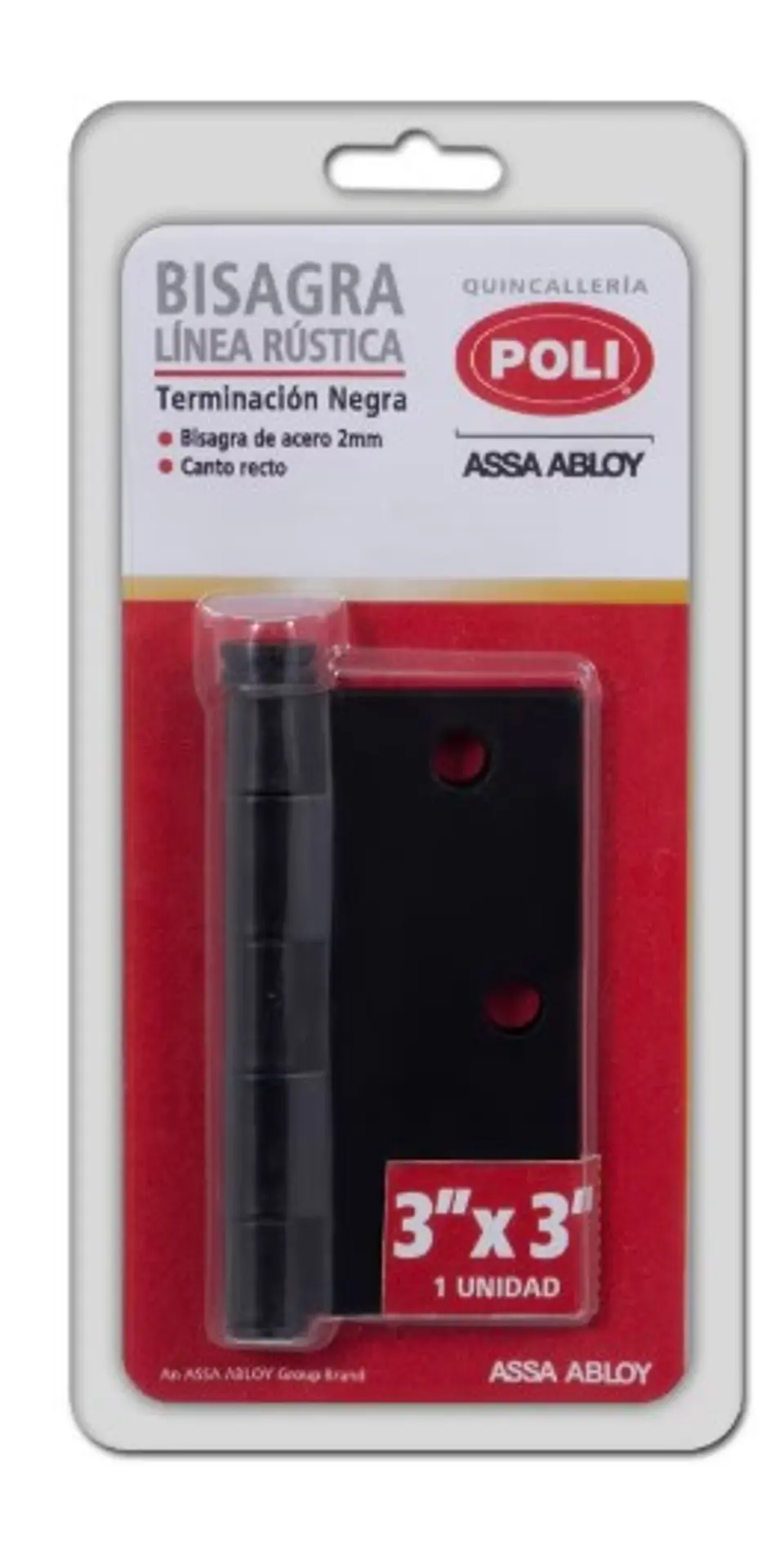 BISAGRA POLI 3 X 3 NEGRA 1
