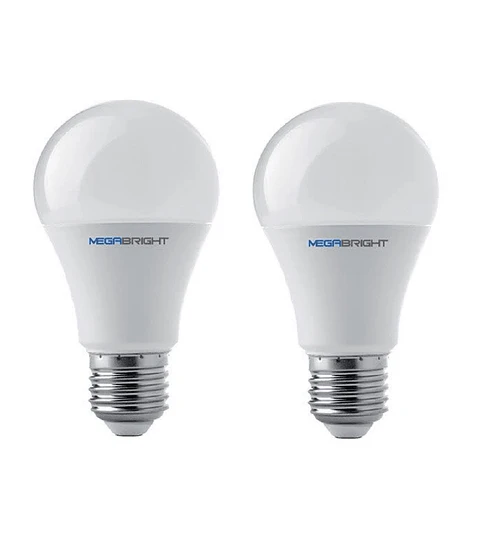 AMPOLLETA LED MEGABRIGHT 9W LUZ FRIA PACK 2 UNID