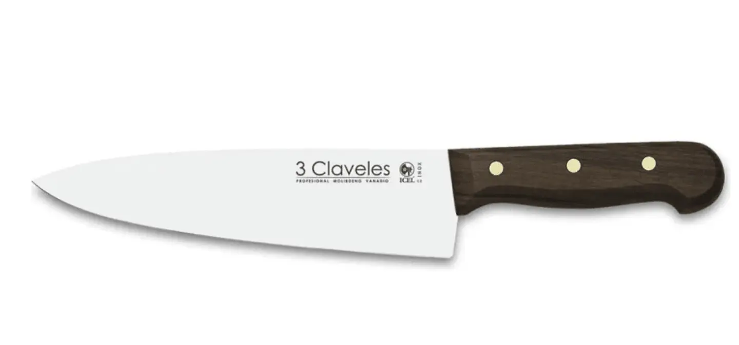 CUCHILLO 3 CLAVELES MANGO MADERA 1