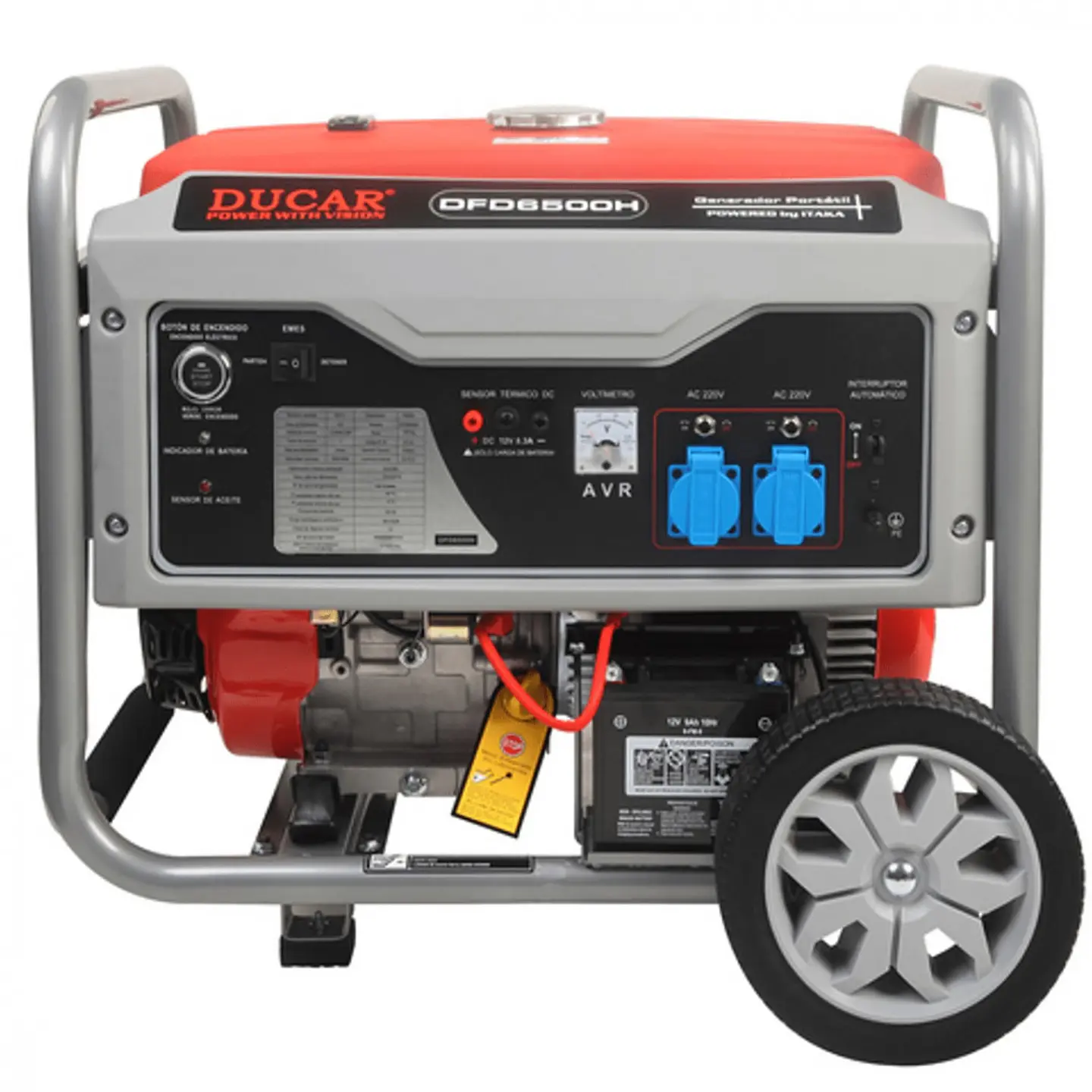 GENERADOR DUCAR BENCINERO 5.5KW ELECTRICO 1