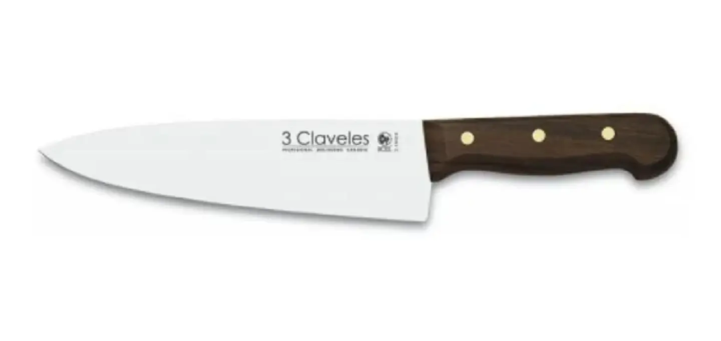 CUCHILLO 3 CLAVELES MANGO MADERA 1