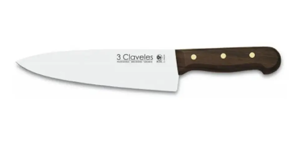CUCHILLO 3 CLAVELES MANGO MADERA 1