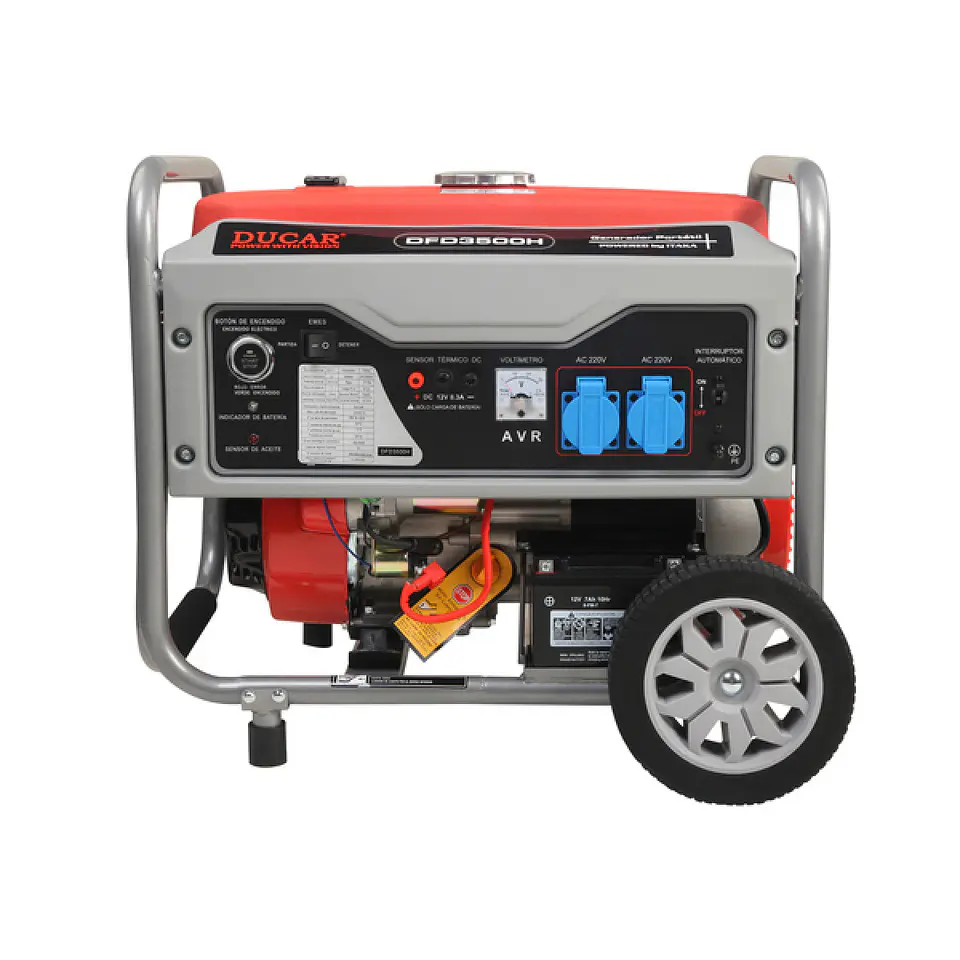 GENERADOR DUCAR BENCINERO 3.0KW ELECTRICO 1