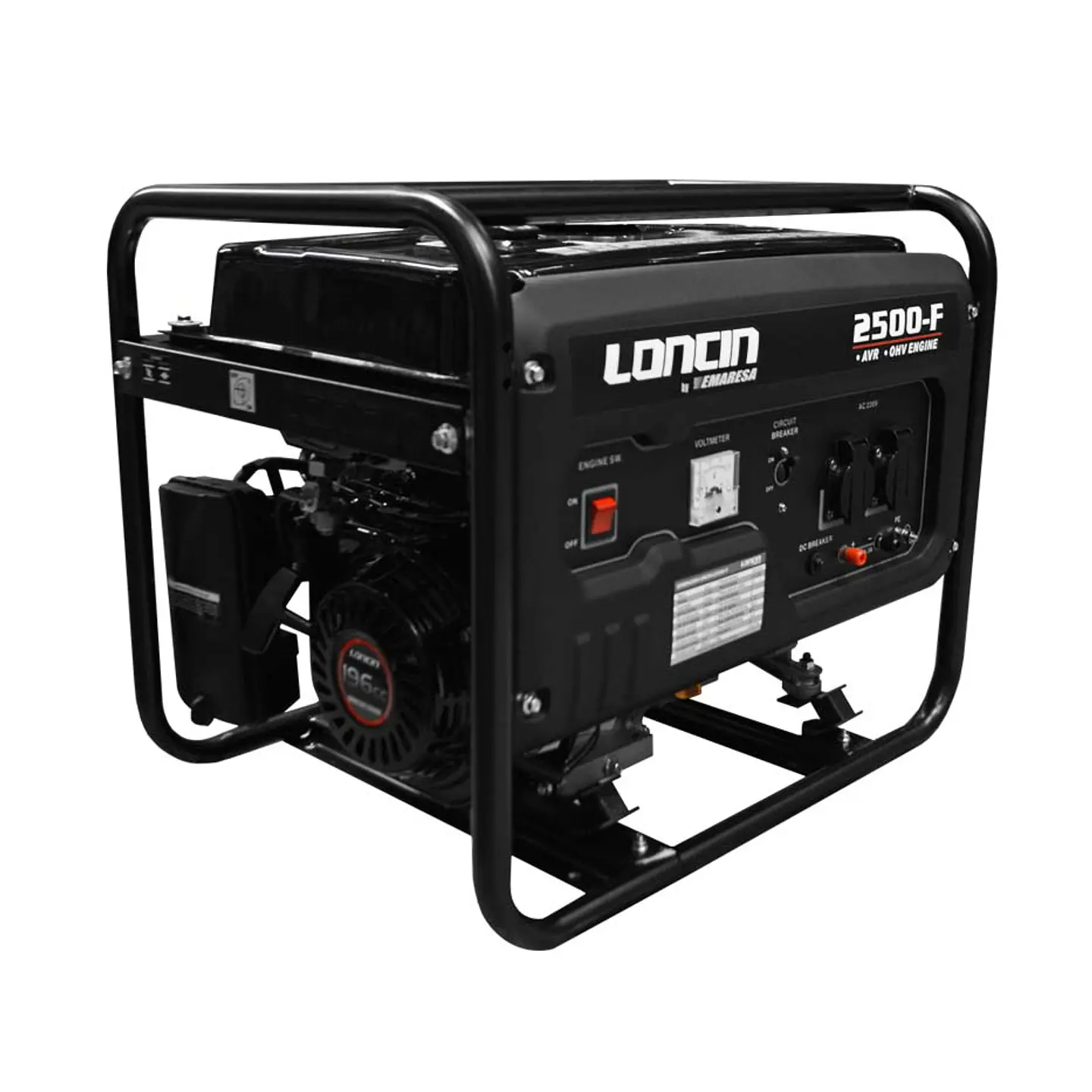 GENERADOR LONCIN 2.2KW 6.5HP 15LT 1