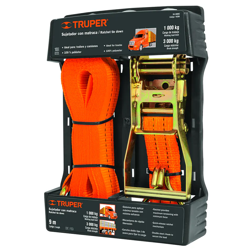 ESLINGA TRUPER 9M X 2 CARGA MAX 3000KG 1