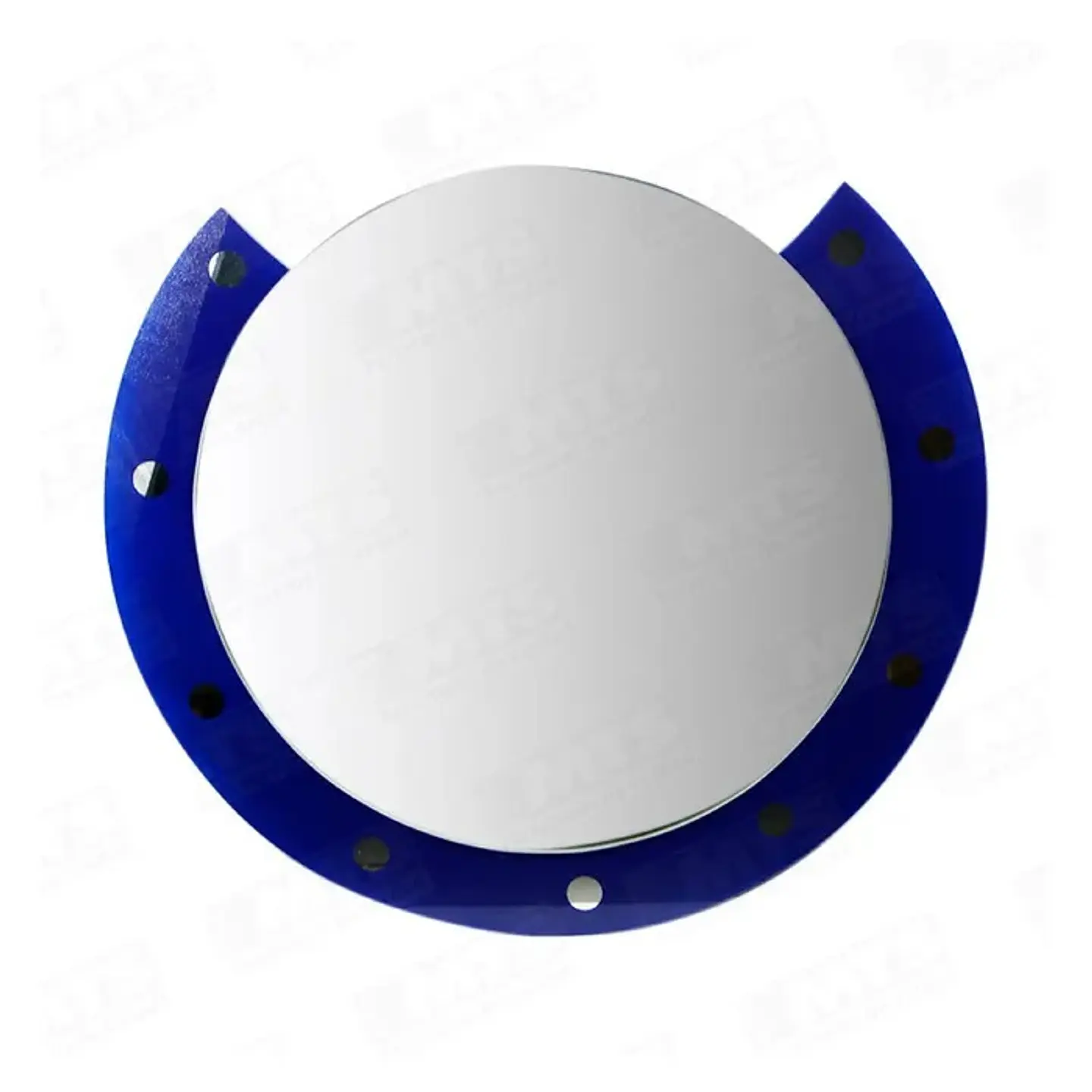 ESPEJO 75X75 5MM ZGLE34 SIGMA REDONDO BORDE AZUL 1