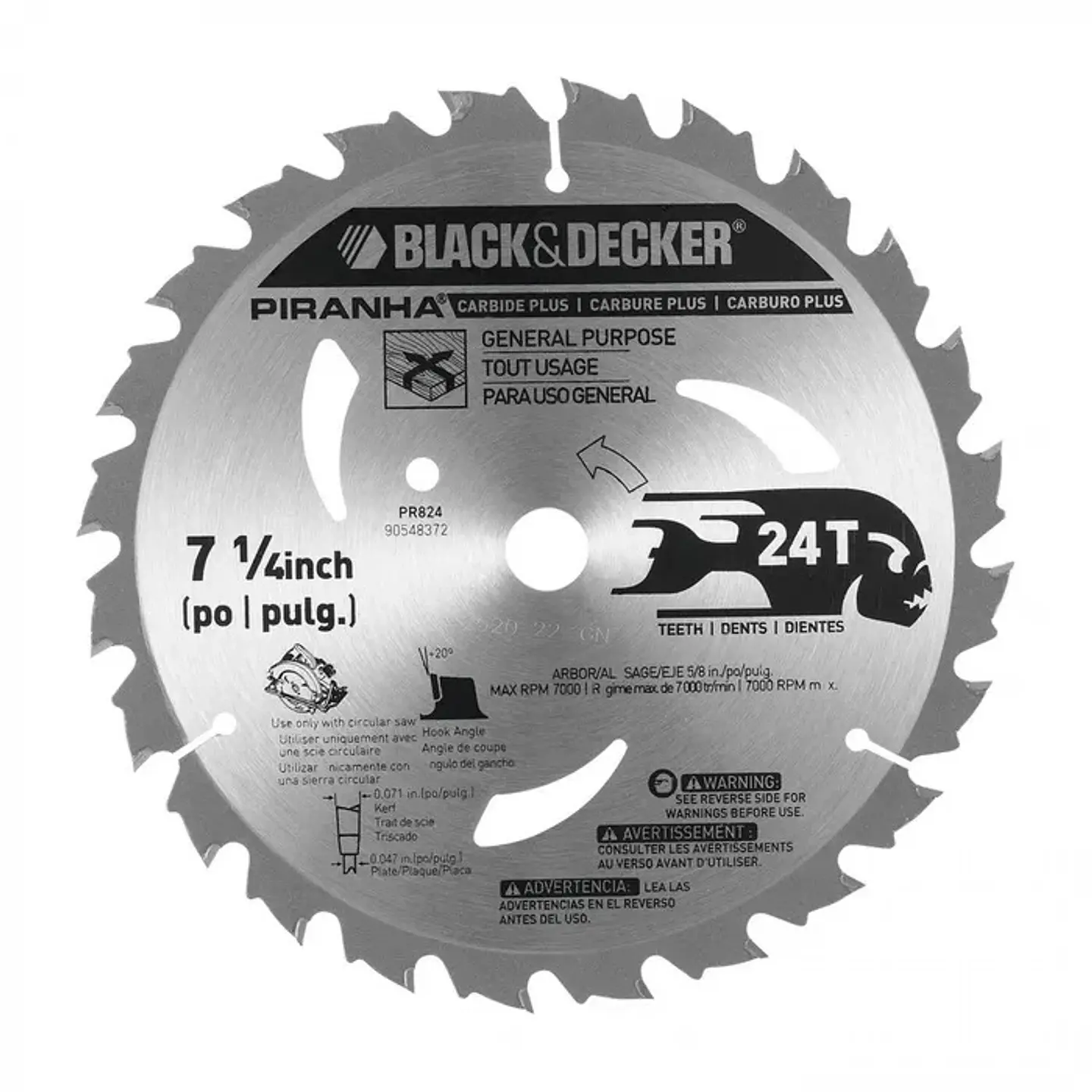 HOJA CIRCULAR BYD 7 1/4 X 24D 1