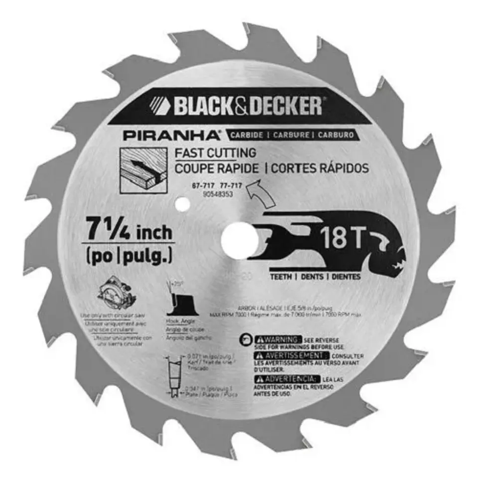 HOJA CIRCULAR BYD 7 1/4 X 18D 1