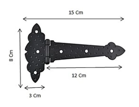 BISAGRA REFERENCIA 55 NEGRO