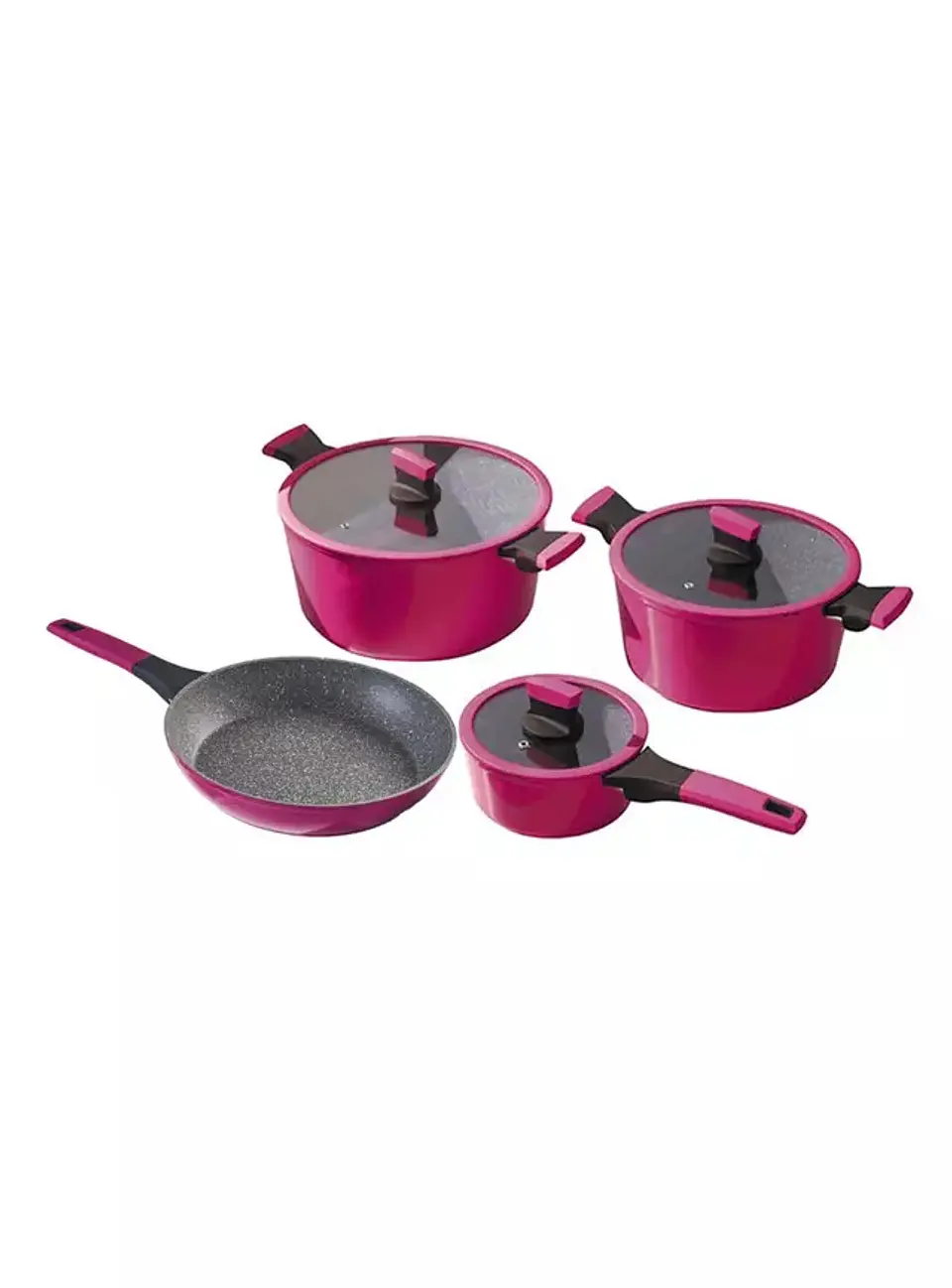 BATERIA 7 PIEZAS SOHO CHERRY 1