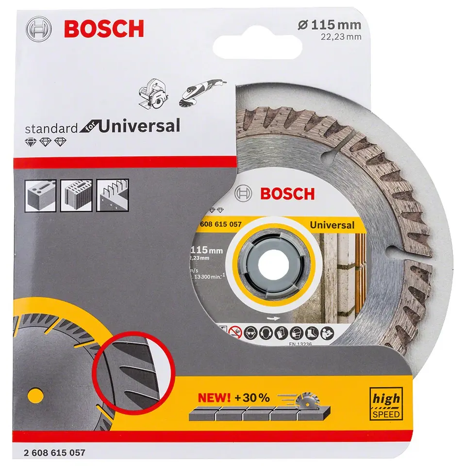DISCO CORTE DIAMANTADO BOSCH 4 1/2 ECO SEGMENTADO 1