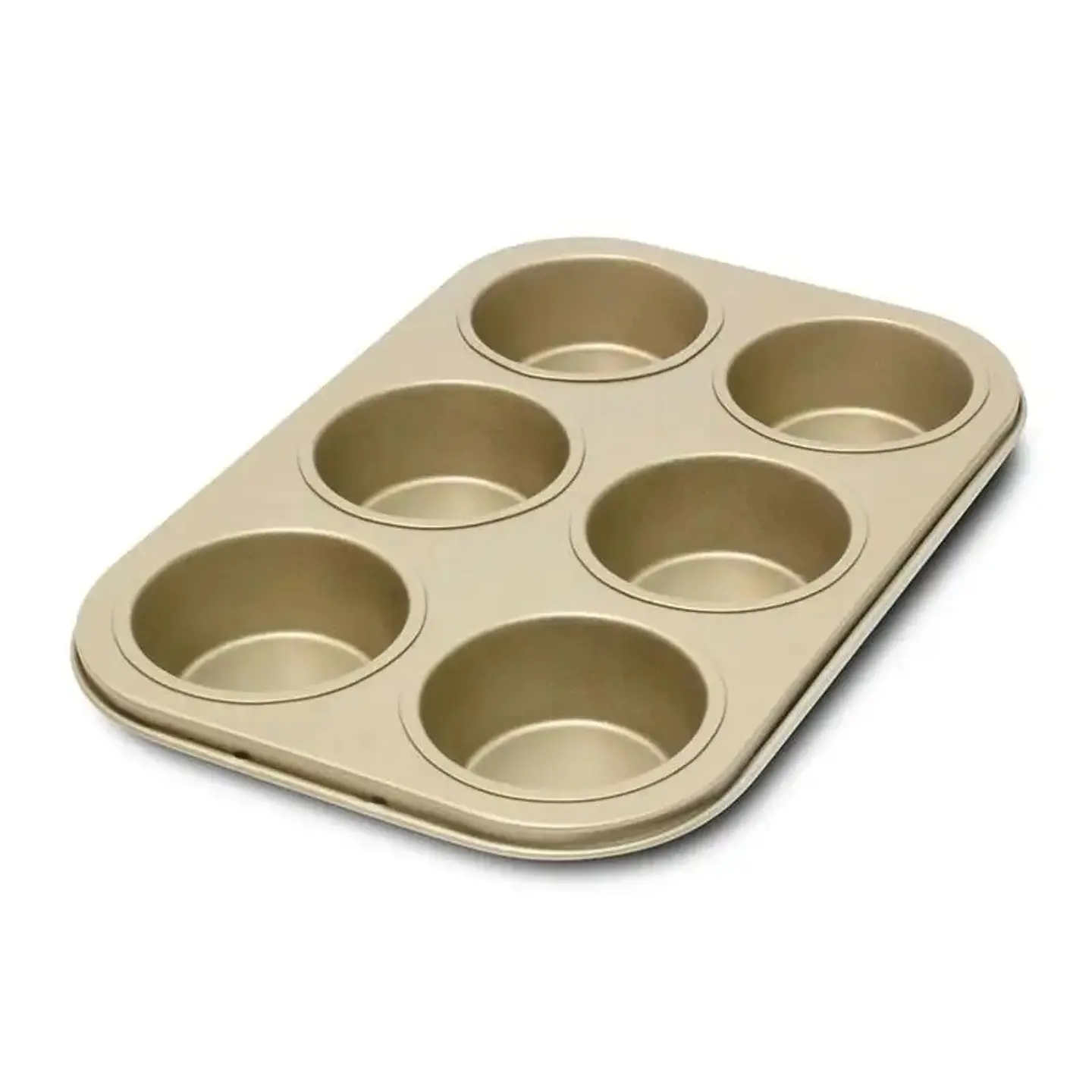 BANDEJA 6 MOLDES NON STICK GOLD ILKO 1