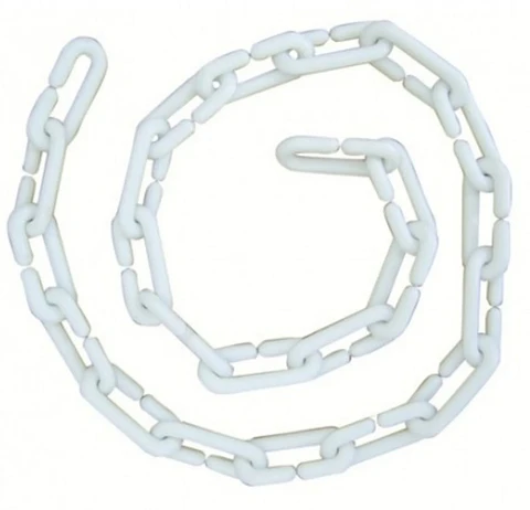 CADENA BAJADA AGUA PLASTICA BLANCA