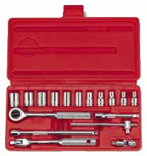 JUEGO DADO CROSSMAN 1/4 4 A 13MM 17 PIEZAS