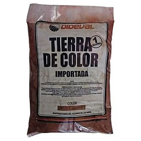 TIERRA DE COLOR ROJA 0.5KG