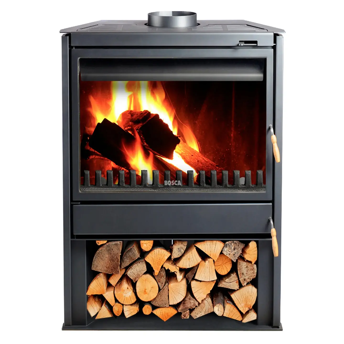 CALEFACTOR BOSCA A LEÑA CHIMENEA 850 FS 1