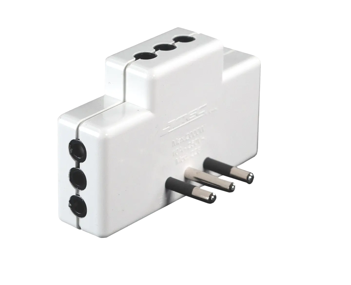 ENCHUFE MACHO TRIPLE MEC 2P+T CON LUZ 1