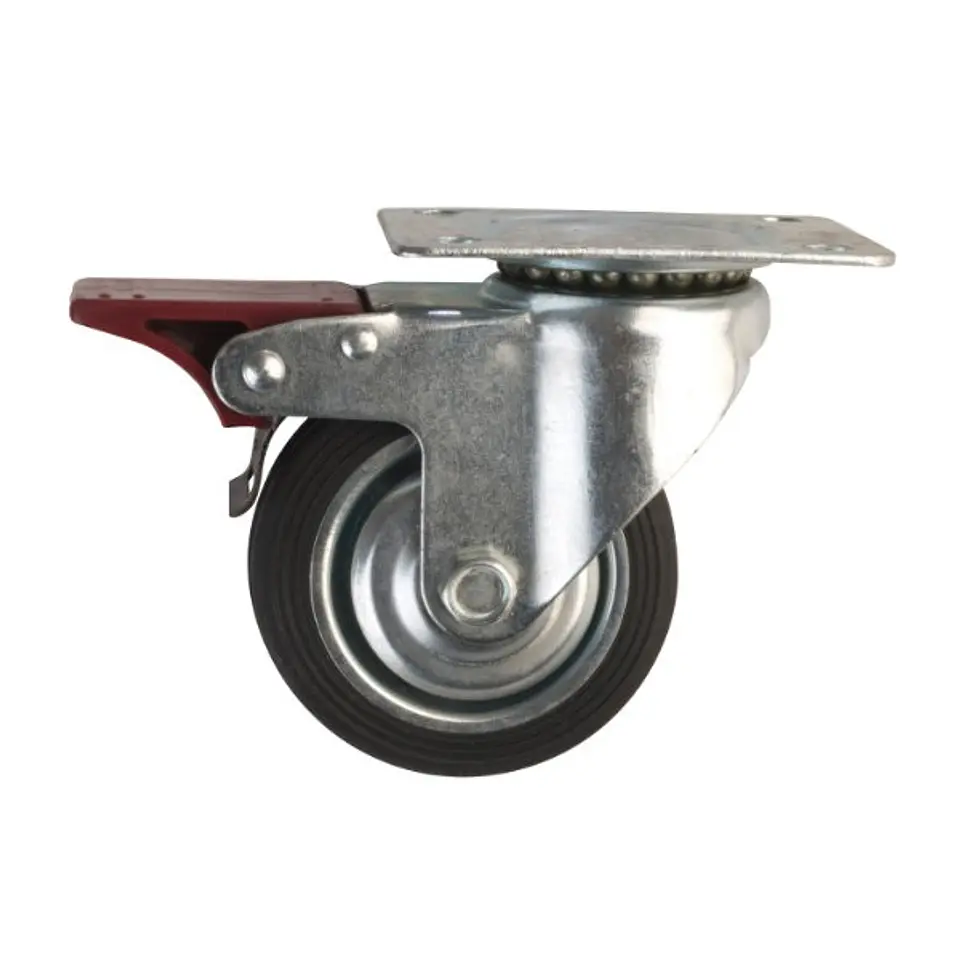 RUEDA GIRATORIA CORRIENTE CON FRENO 3 1