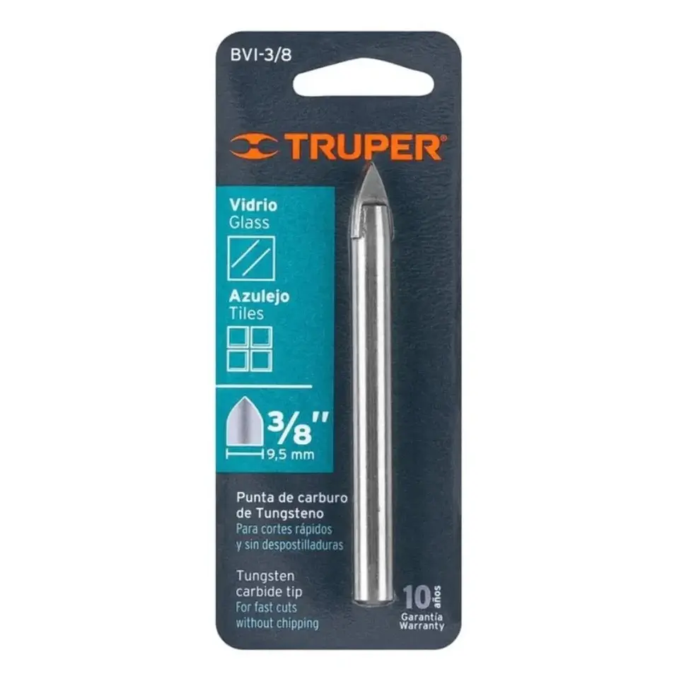 BROCA PARA VIDRIO TRUPER 3/8 1