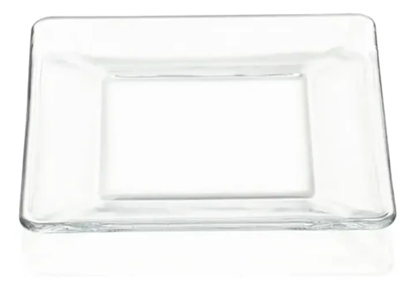 PLATO VIDRIO CUADRADO 15.2CM 1