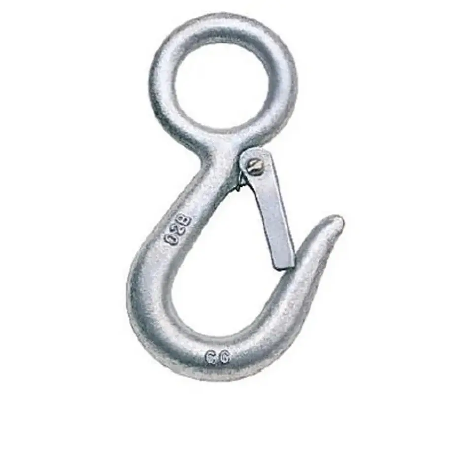GANCHO CABLE GALVANIZADO CON SEGURO 2 TON 1
