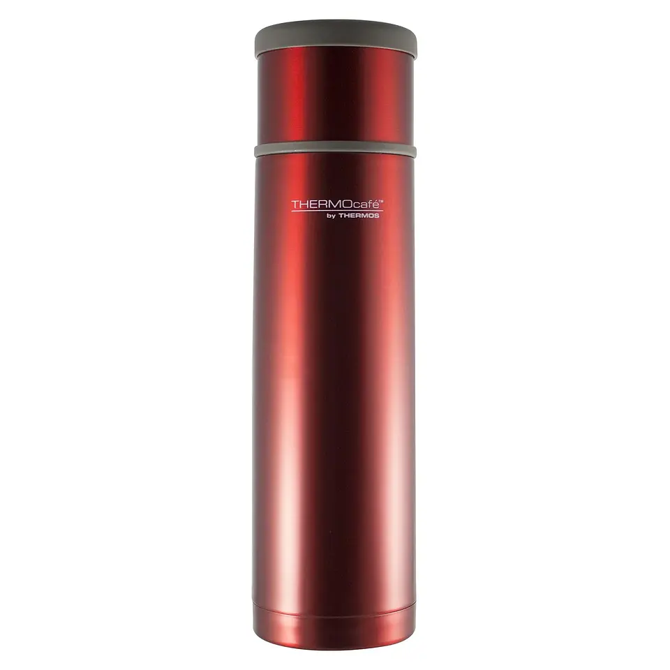 TERMO LIQUIDO 1L ACERO INOX ROJO 1