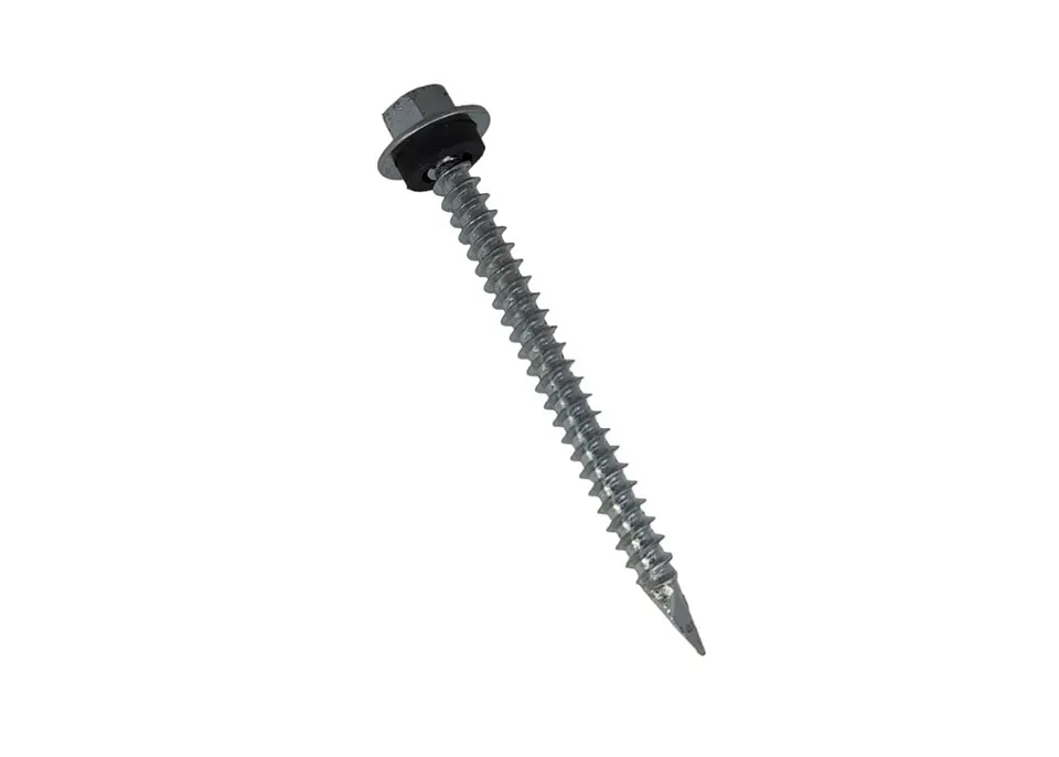 TORNILLO TECHO 12 X 2 1/2 CON GOMA 1