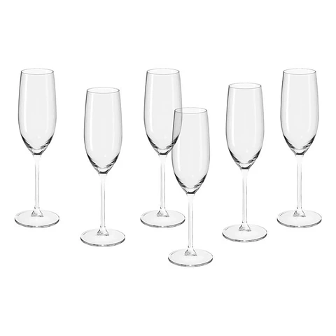 SET 6 COPAS ESPUMANTE 210ML FIM