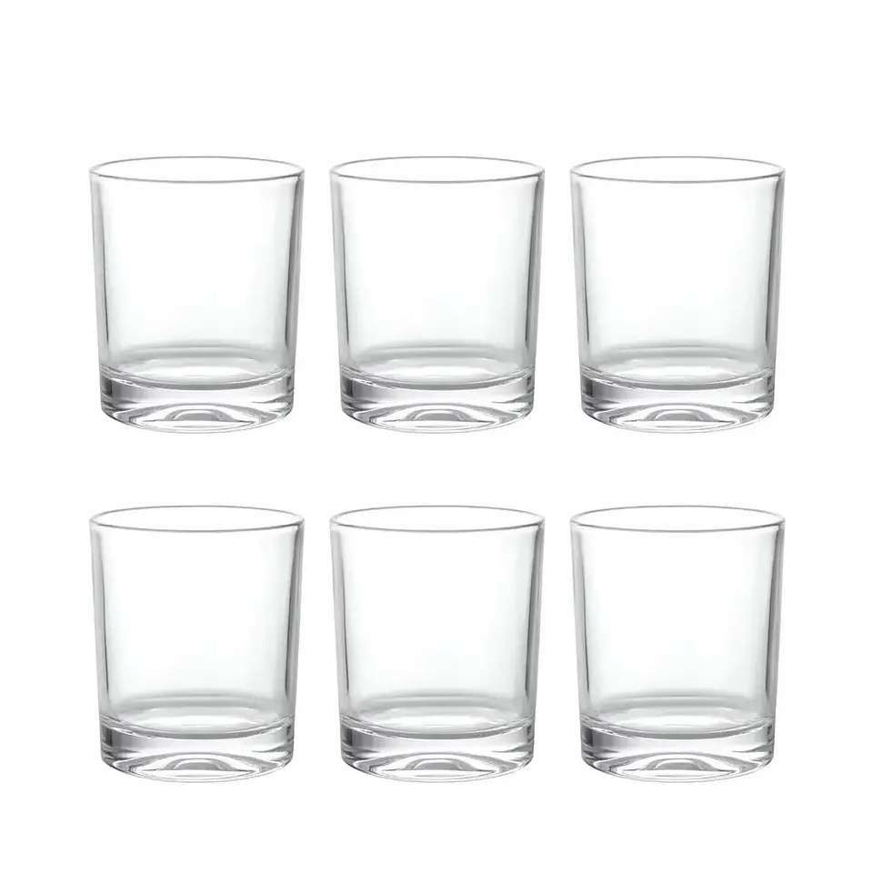 SET VASOS LISO 6 PIEZAS 250ML 1