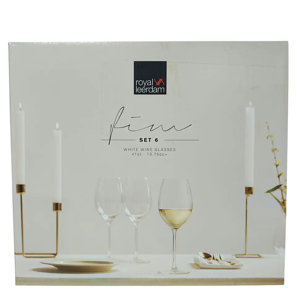 SET 6 COPAS VINO BLANCO 410ML FIM 1