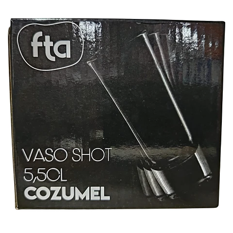 SET 6 VASOS SHOT 5.5 CL COZUMEL