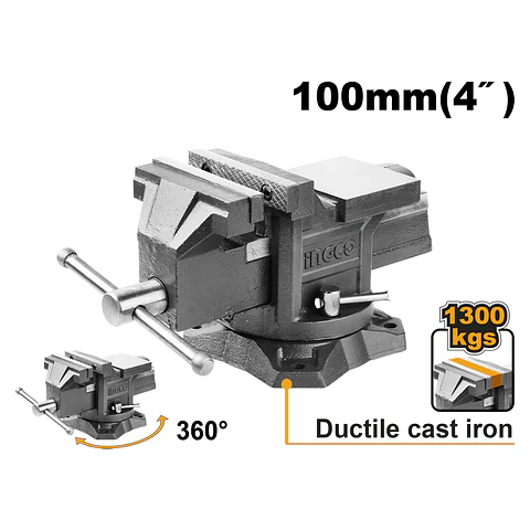 TORNILLO MECANICO INGCO 4 BASE GIRATORIA