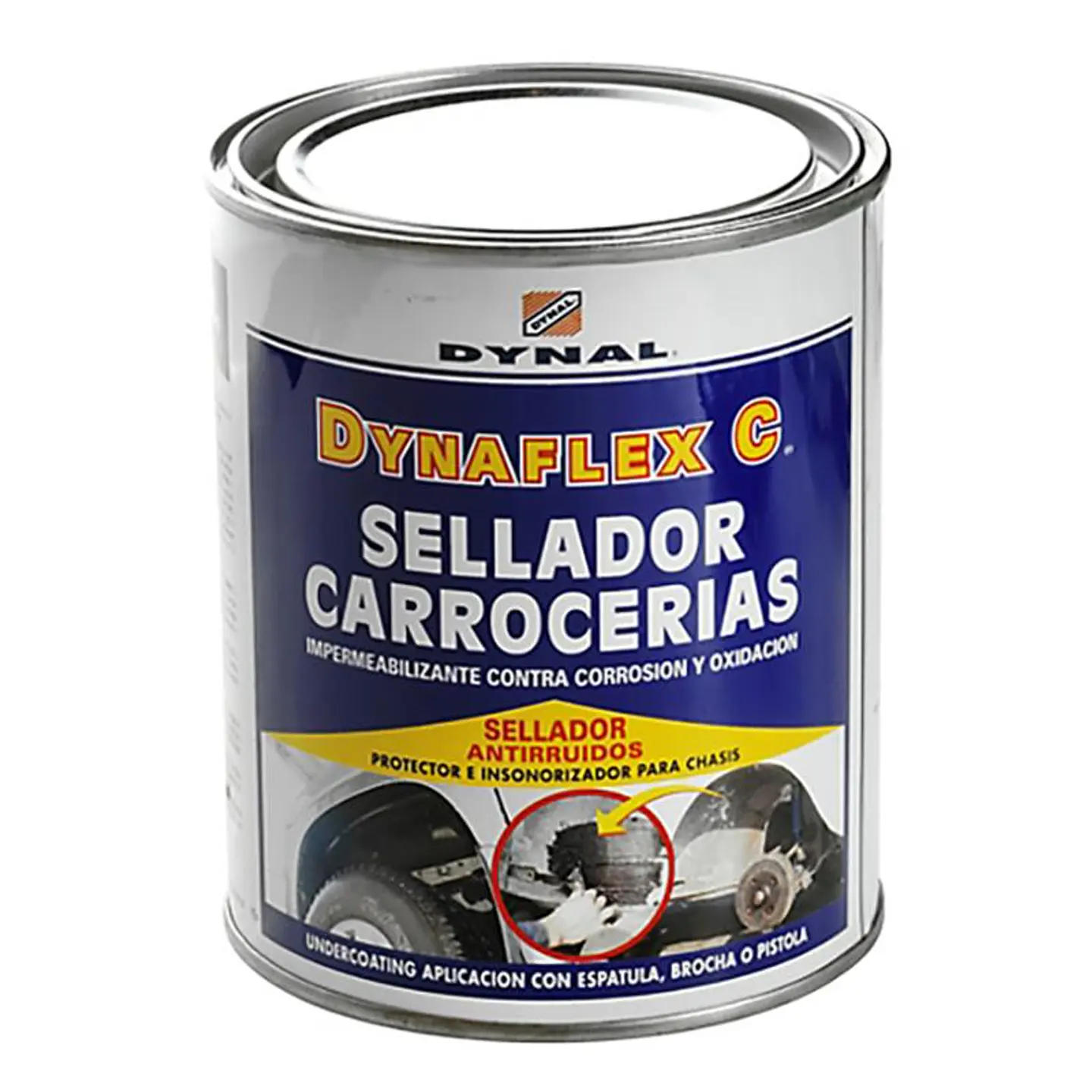 DYNAFLEX CE PASTA ANTIRUIDO CARROCERIA 1/4 GALON 1