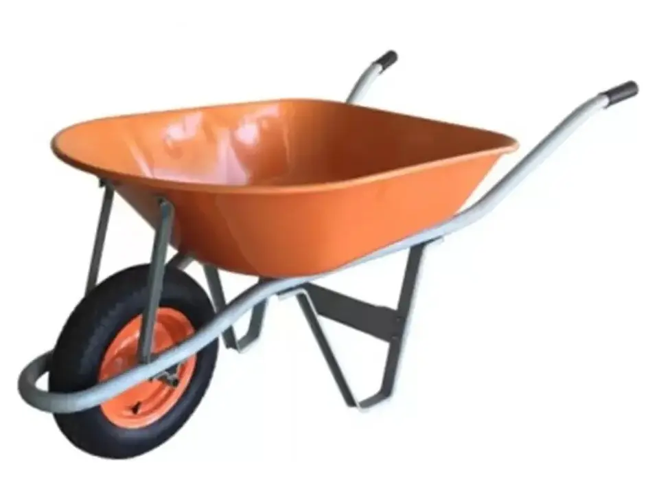 CARRETILLA METATEK NARANJA NEGRA 75L 1