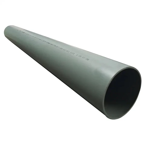 PVC U-ALCANTARILLA GRIS 75MM 6M