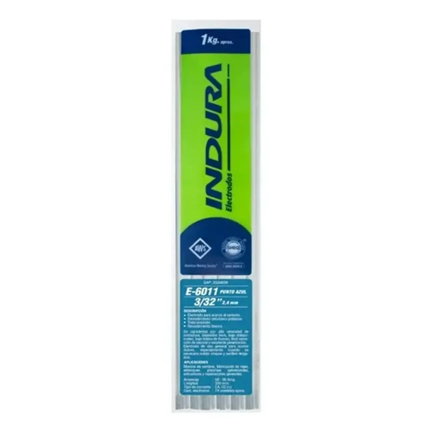 SOLDADURA REDBO 6011 3/32 AZUL 1