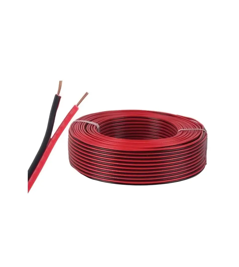 CABLE PARLANTE ROJO NEGRO DELGADO 1