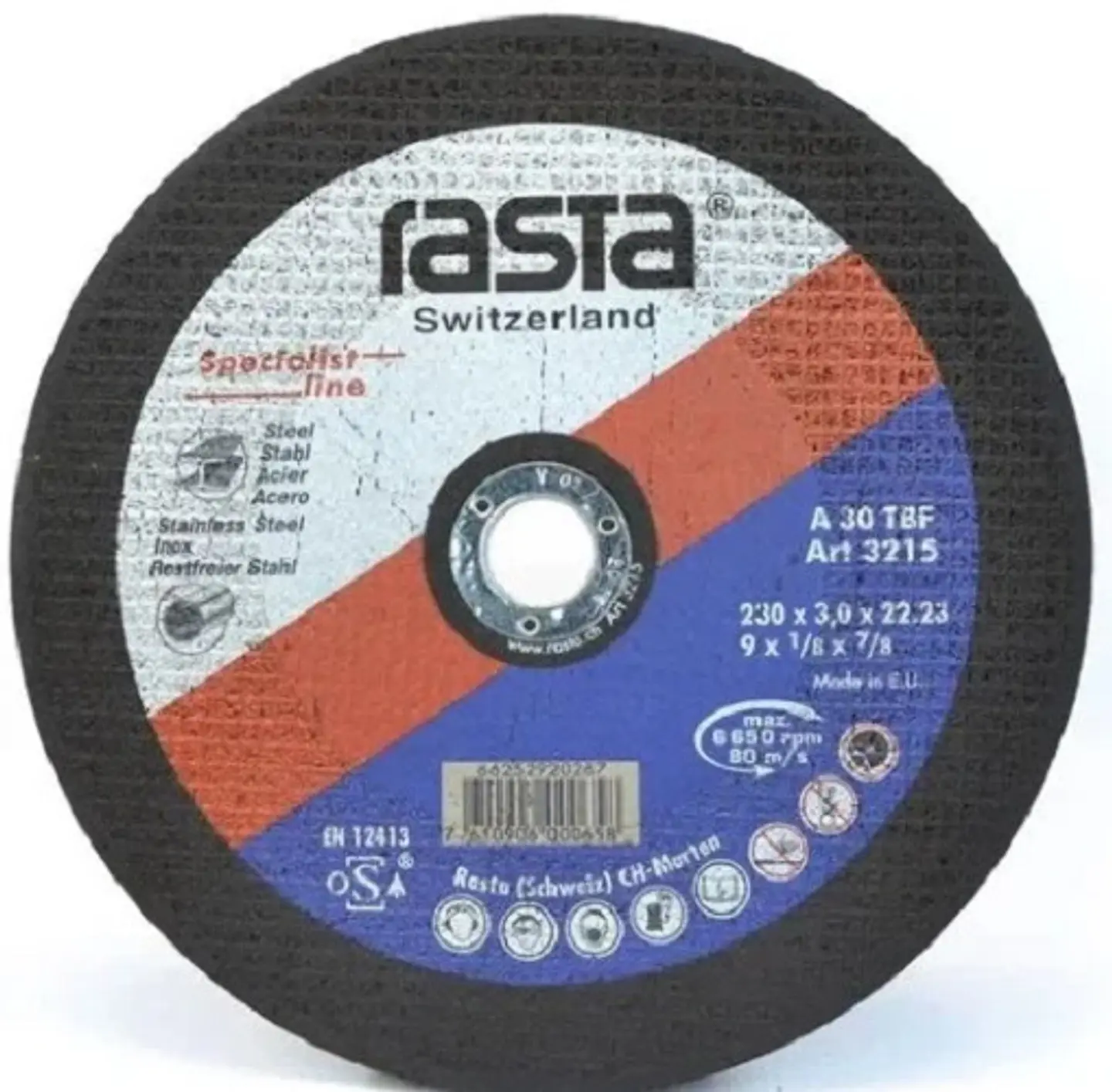 DISCO RASTA CORTE METAL 9 1