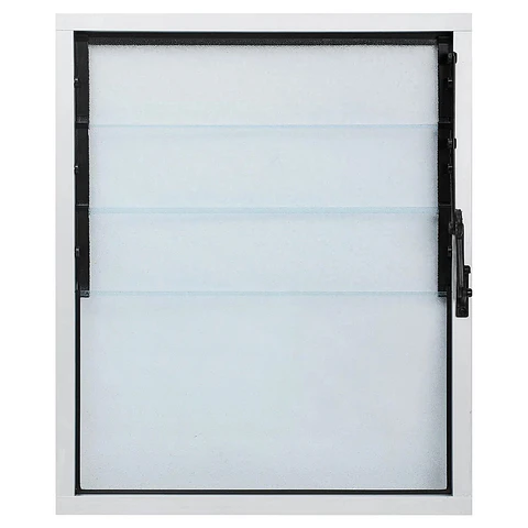 VENTANA CELOSIA ALUMINIO MATE 46X55