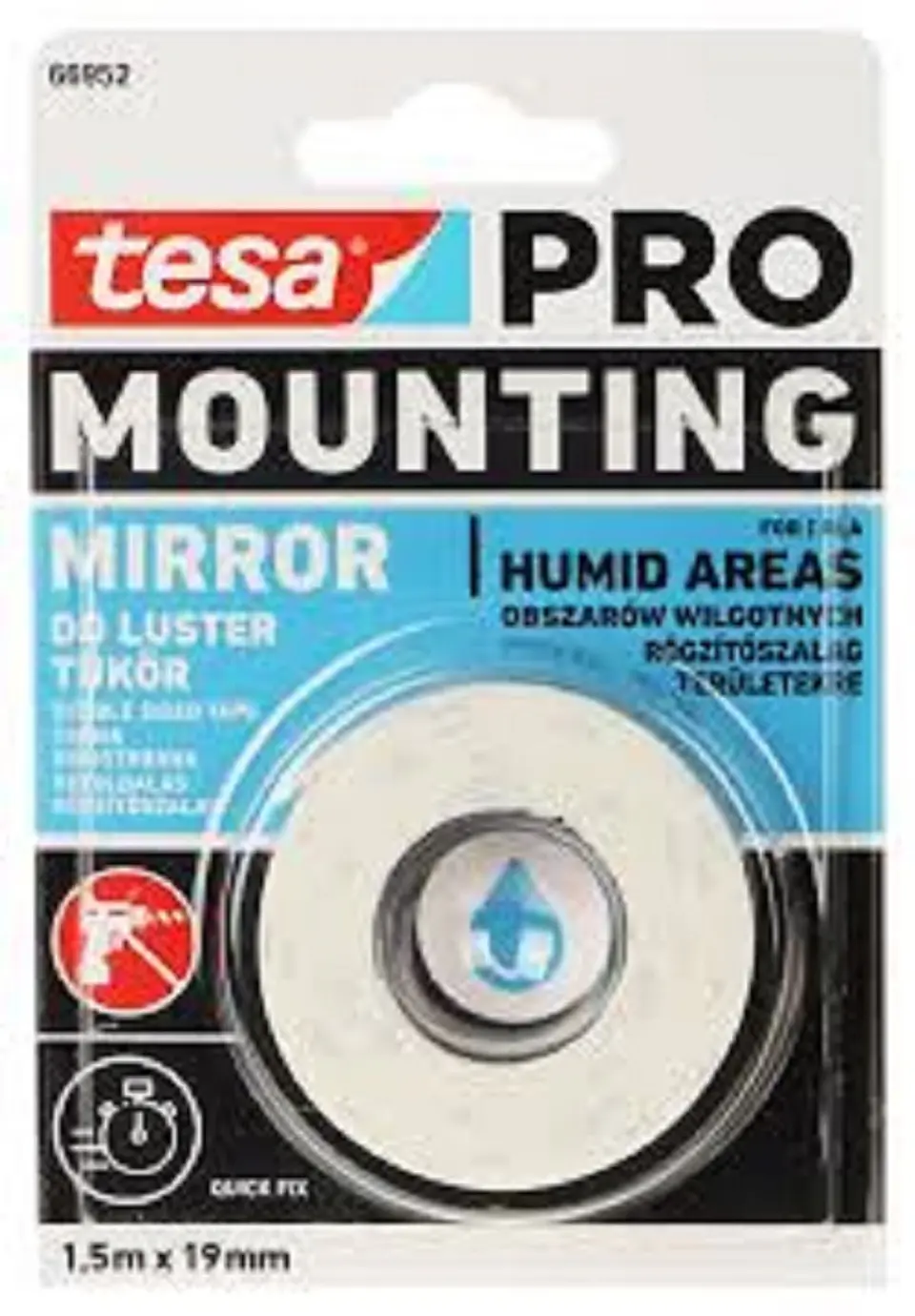 CINTA DOBLE FAZ MOUNTING PRO MIRROR 1.5X19WT 1