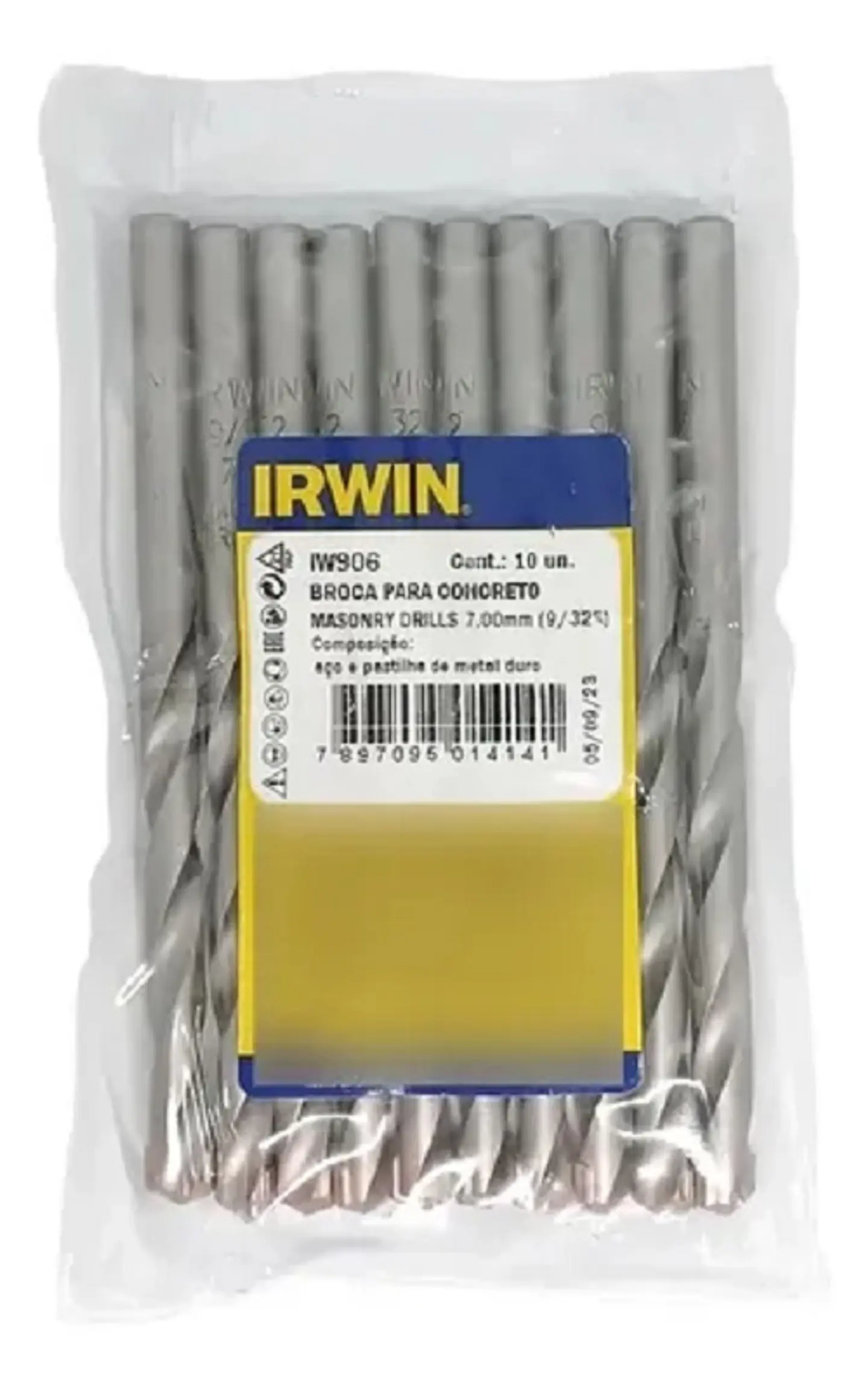 BROCA CONCRETO 7MM IRWIN 1