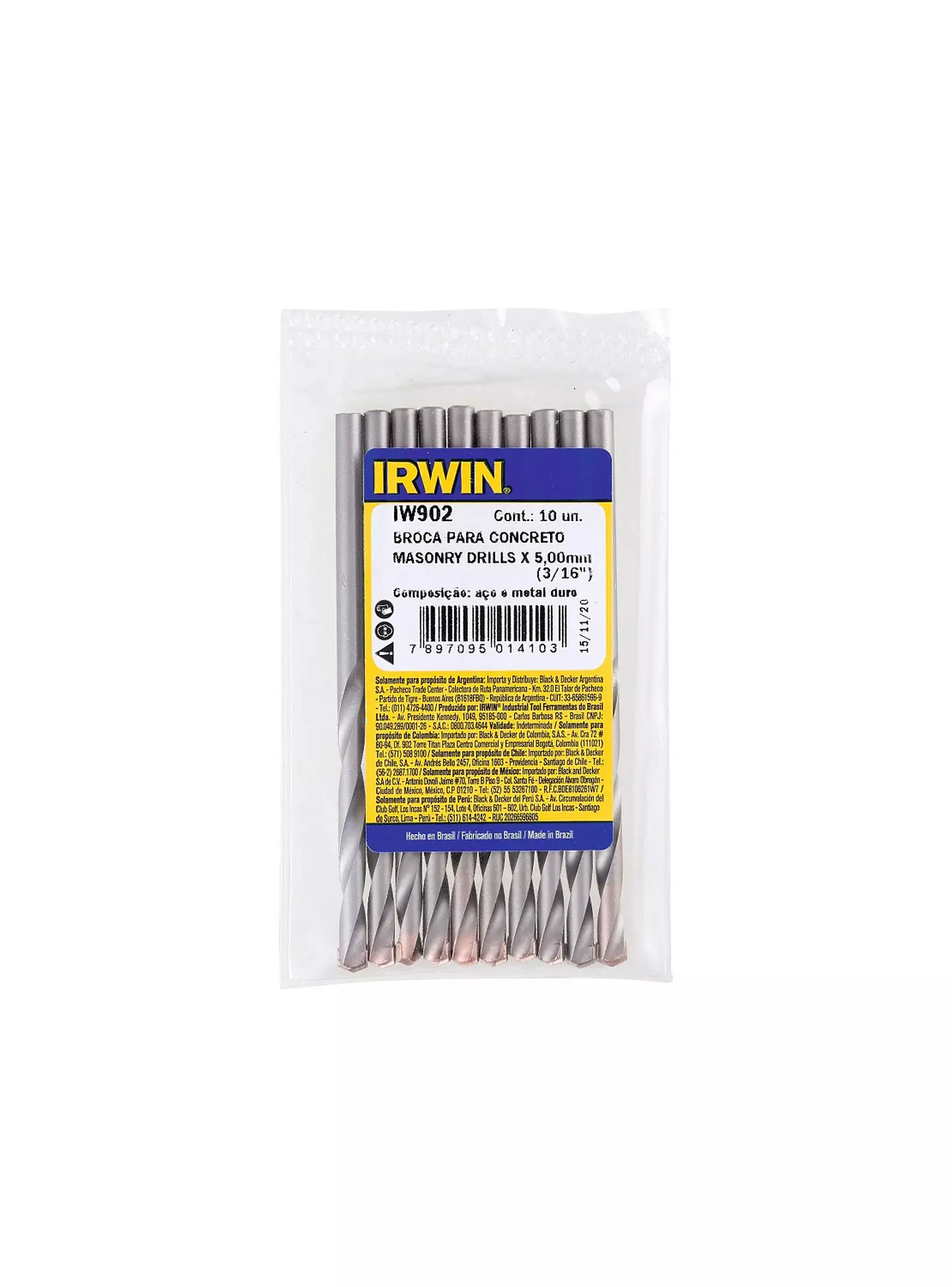BROCA CONCRETO 5MM IRWIN 1