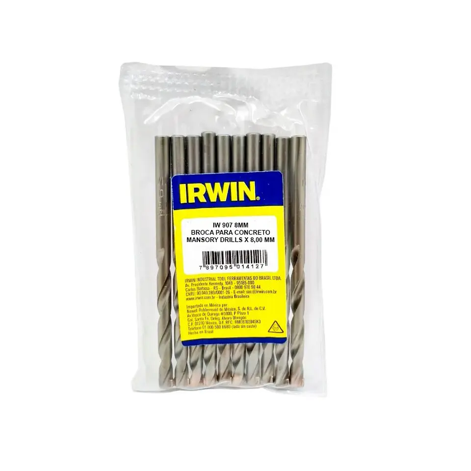 BROCA CONCRETO 8MM IRWIN 1