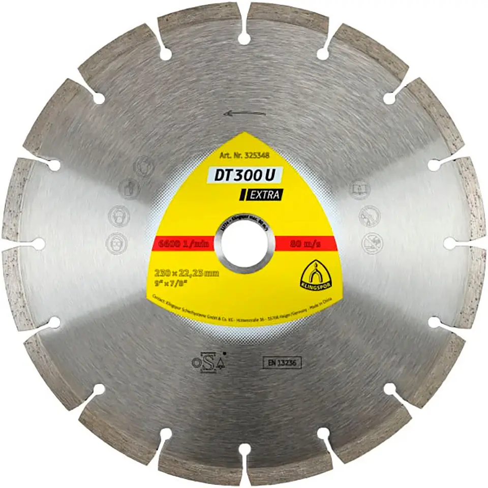 DISCO CORTE DIAMANTADO KLINGSPOR SEGMENTADO 4 1/2 1