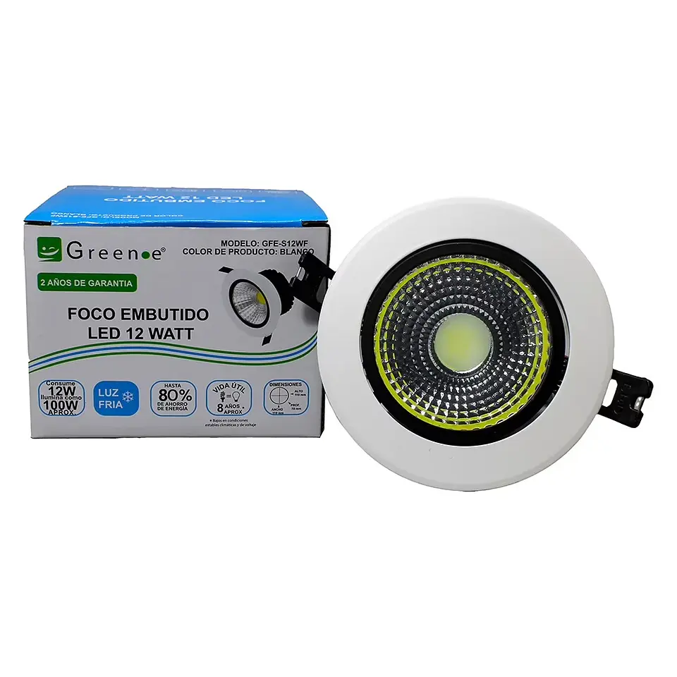 FOCO EMBUTIDO LED 18W GREEN 1