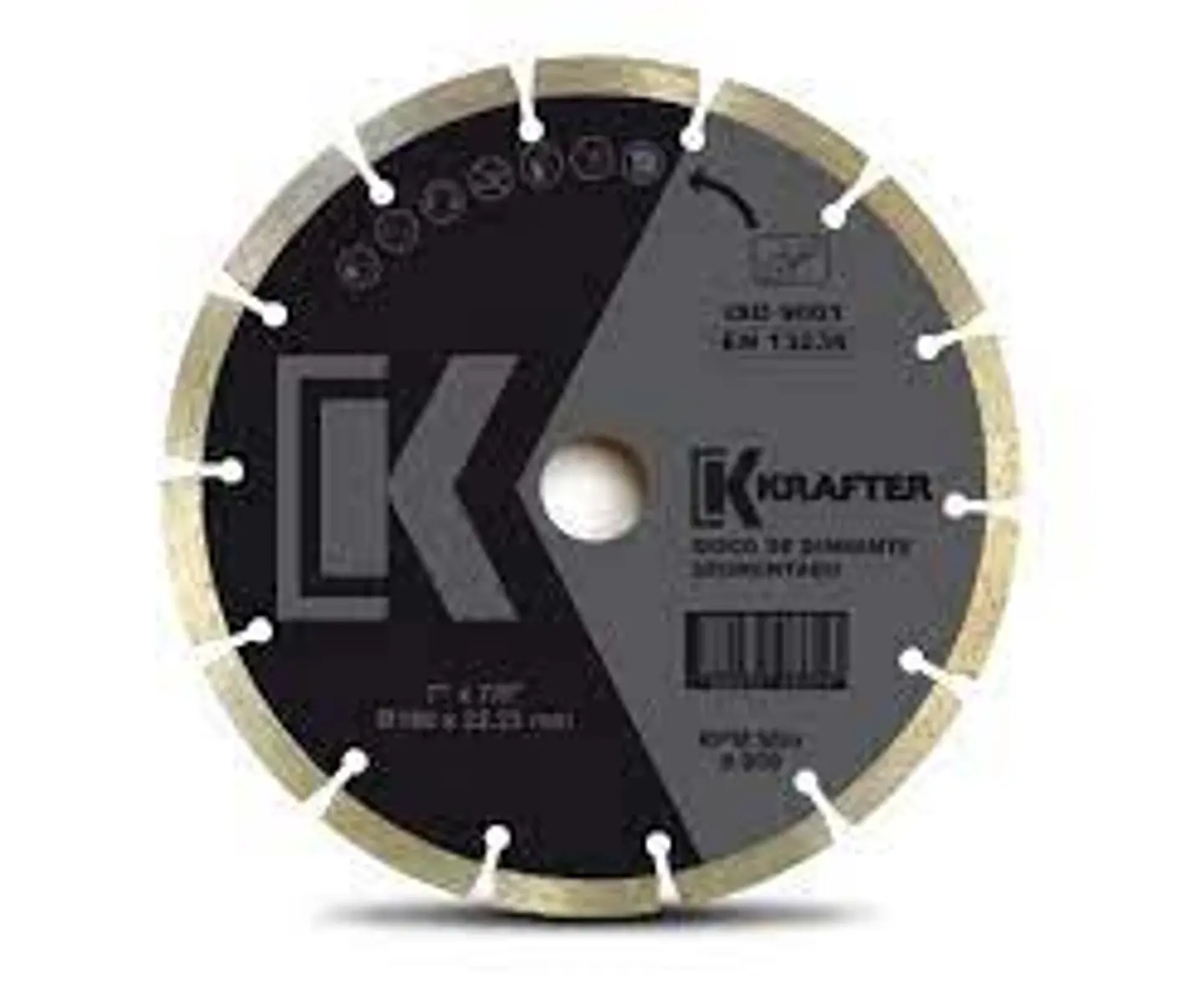 DISCO CORTE DIAMANTADO KRAFTER SEGMENTADO 4 1/2 1