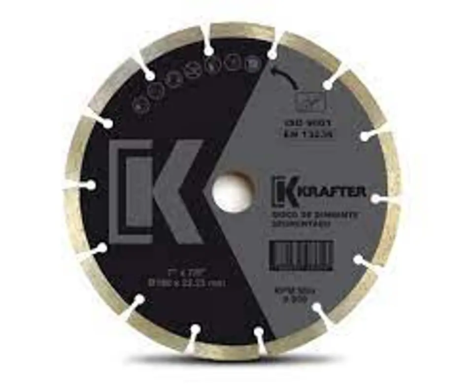 DISCO CORTE DIAMANTADO KRAFTER SEGMENTADO 4 1/2 1
